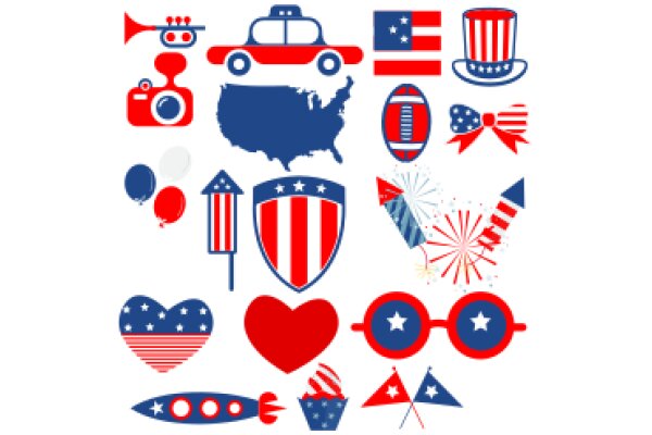Celebrating Americana: A Collection of Iconic Symbols