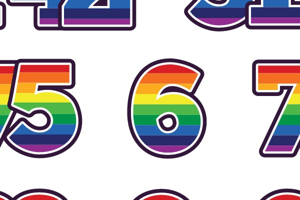 Rainbow-Colored Numbers