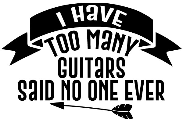 I Have Too Many Guitars Said No One Ever