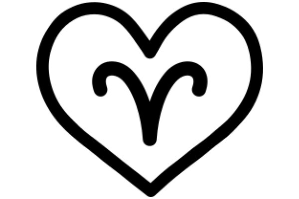 Simplistic Logo of a Heart with a Spiral Design