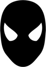 A Silhouette of a Face with a Mouth, Set Against a White Background.
