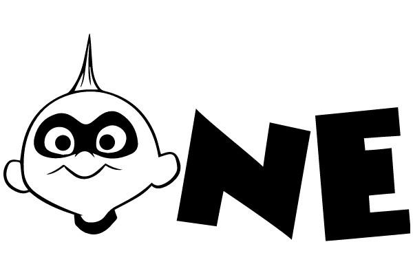 A Playful Cartoon Character with a Mischievous Smirk