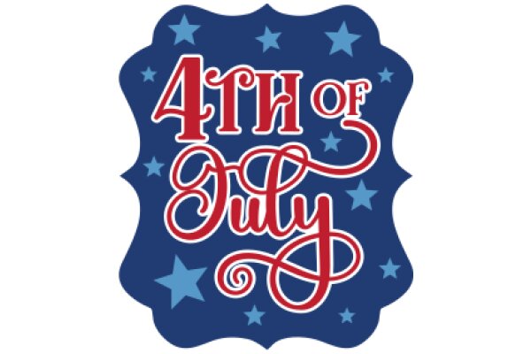 Celebrating the Fourth of July with a patriotic design.