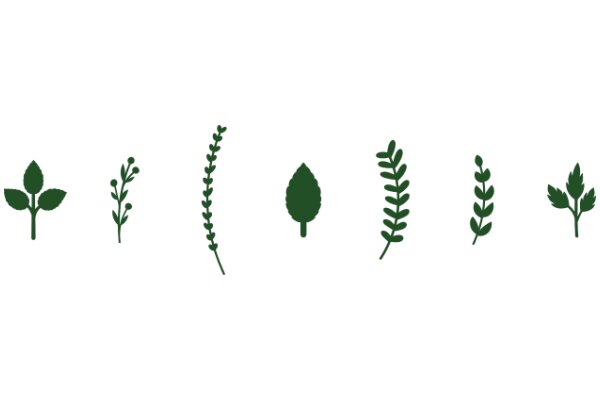 A Collection of Green Plant Icons