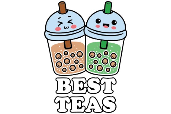 Best Teas: A Delightful Illustration of Two Tea Cups with a Playful Twist
