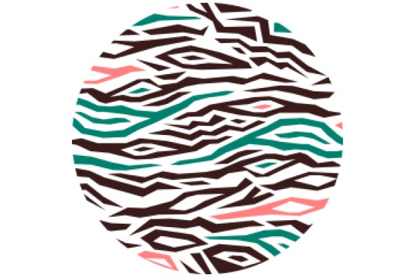 Vibrant Zebra Pattern: A Symphony of Color and Geometry