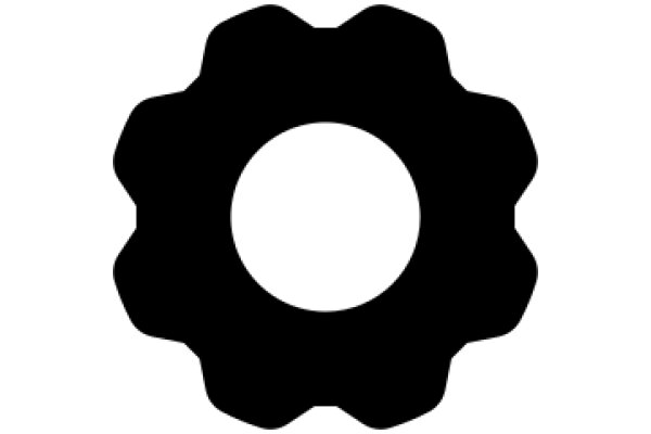 Simplistic Icon of a Gear