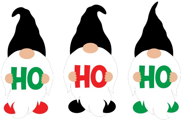 Jolly Gnomes: Ho's for the Holidays
