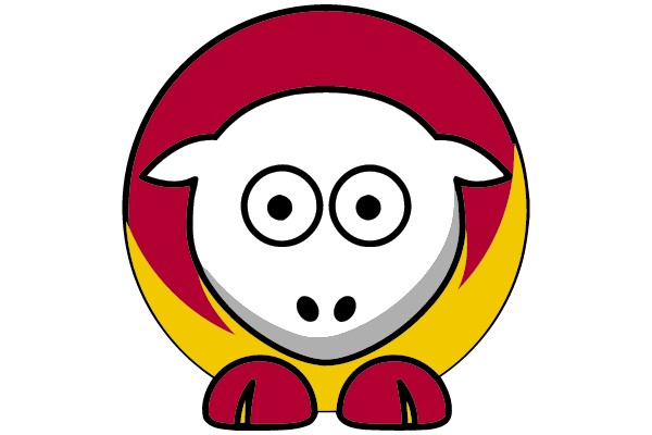 Adorable Sheep Badge