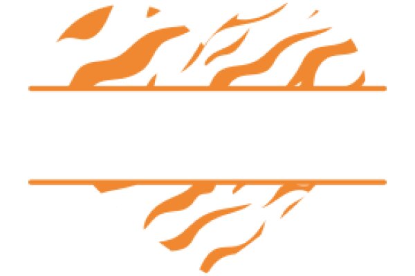 Stylized Orange Flame Design