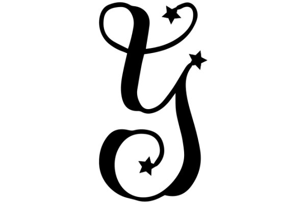 Monogram Logo with a Star Design