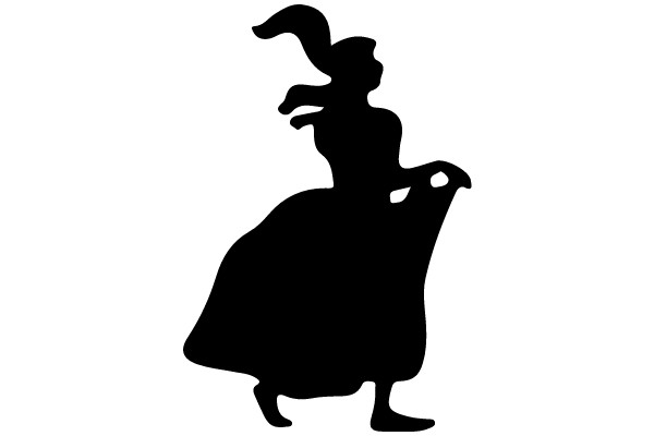 Dance in Motion: The Silhouette of a Traditional Dancer