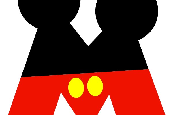 The Silhouette of Mickey Mouse