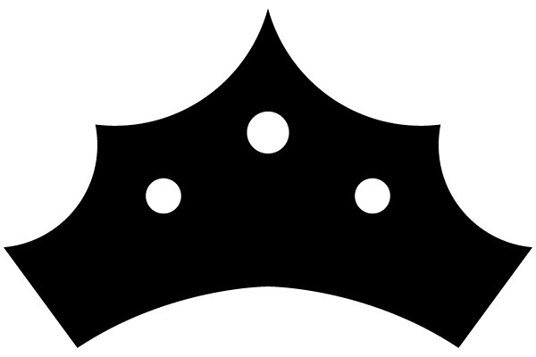 Abstract Shape with Circular Patterns