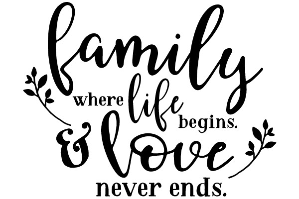 Family Love Never Ends