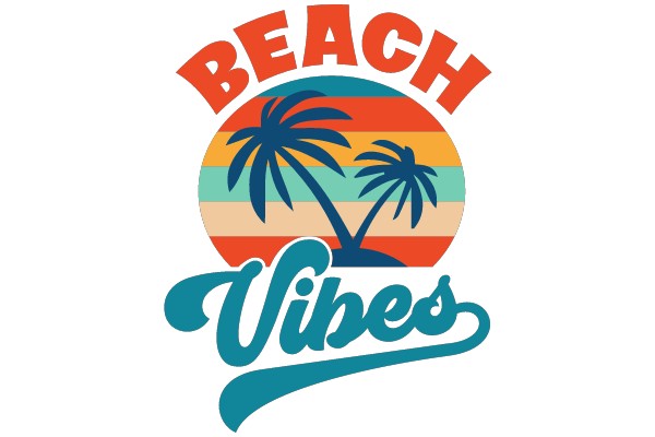 Vibrant Beach Vibes Logo
