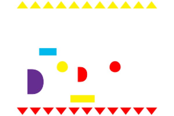 Simplistic Geometric Pattern with Triangles and Circles