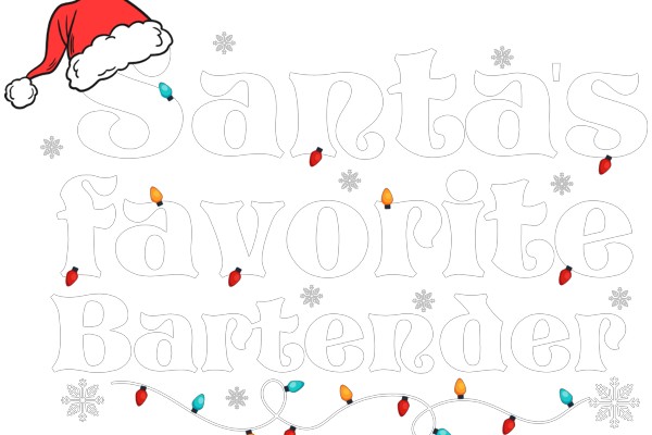 Santa's Favorite Bartender: A Festive Greeting