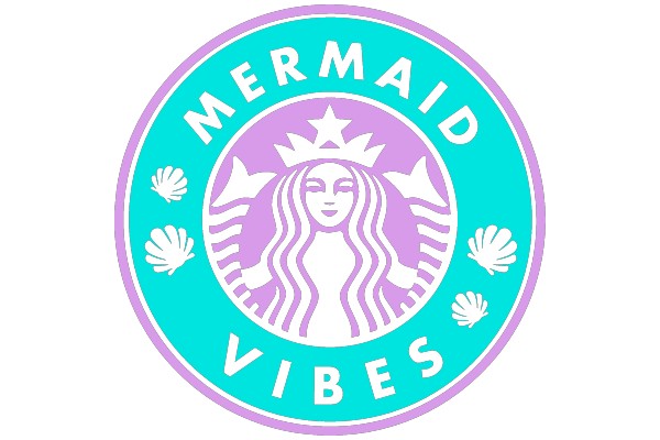 Mermaid Vibes Starbucks Logo
