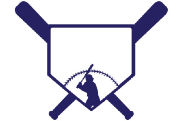 A Graphic Representation of a Baseball Player in Action