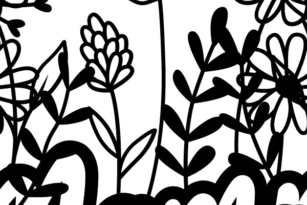 Mama's Garden: A Floral Illustration