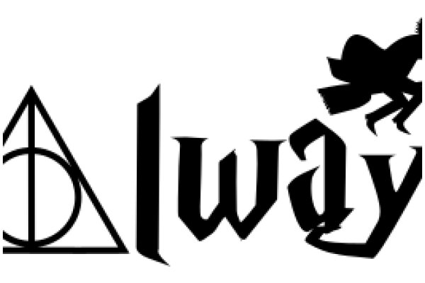 A Silhouette of a Wizard's Wand and the Word 'Always' in a Fantasy-Themed Font