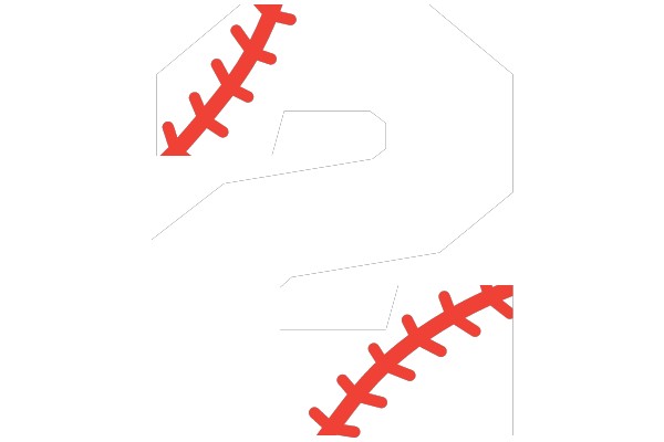 Bold Baseball Font: Number Two