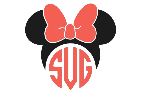 Monogrammed Mickey Ears with Bow