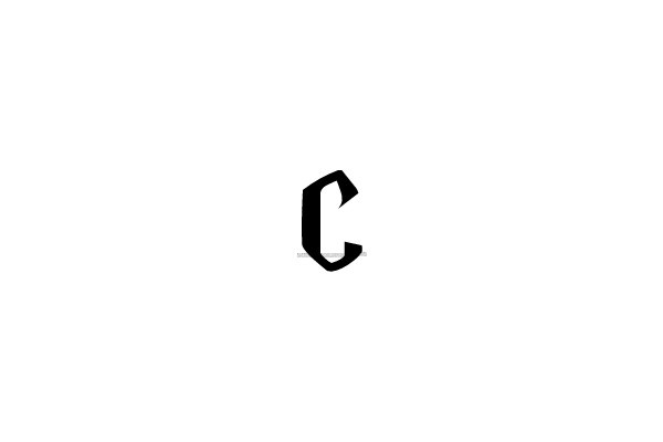 Black Letter C