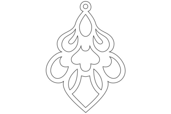 Stylized Floral Design: A Simplistic and Elegant Artwork