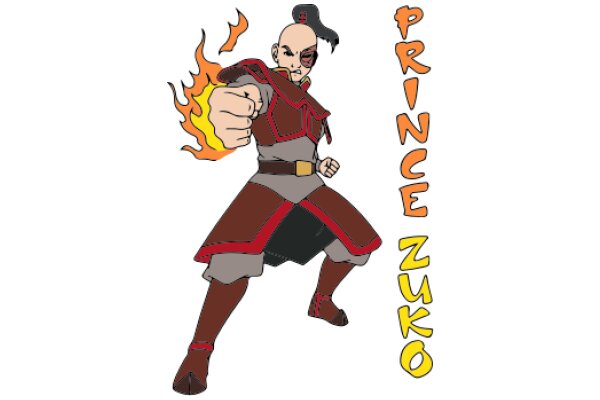 Prince Zuko: A Character from the Animated Series Avatar: The Last Airbender