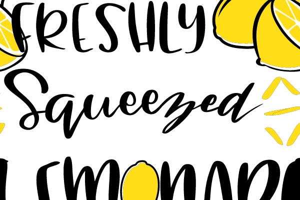 FRESHLY SQUEEZED LEMONADE