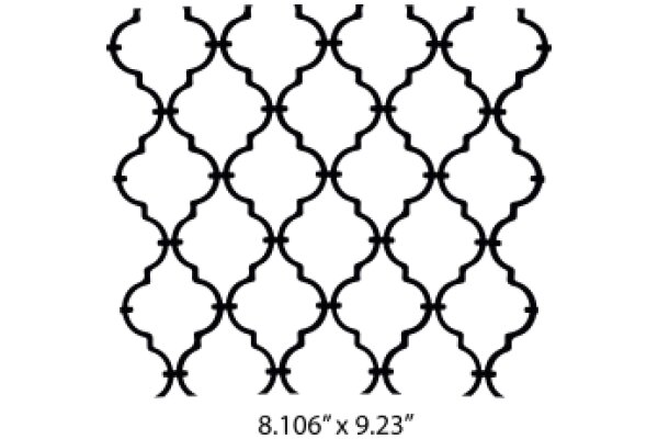 Elegant Pattern: A Symmetrical Design for Home Decor