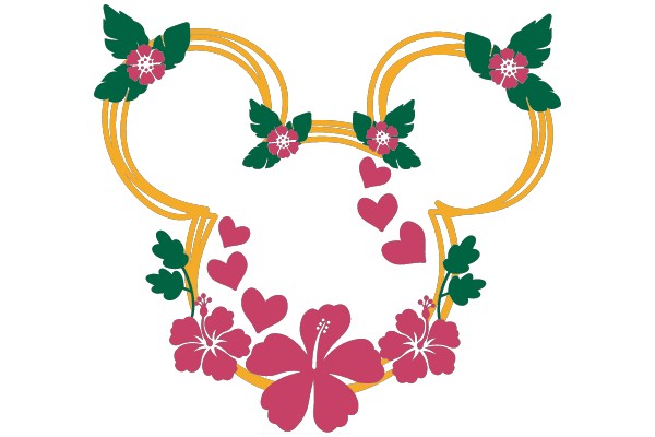Whimsical Floral Frame Design