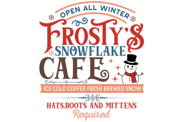 Welcome to Frosty's Snowflake Cafe: Your Winter Wonderland!