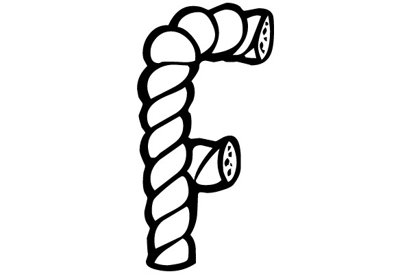 Twisted Rope with Circular Motifs
