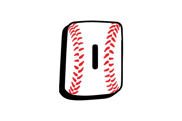 Baseball Stitch Pattern Light Switch Cover