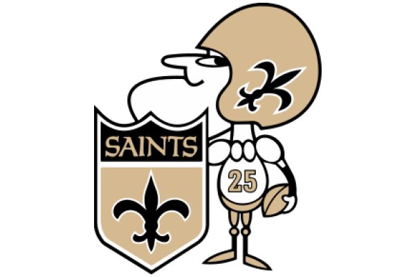 The Mascot of Saints Football Team