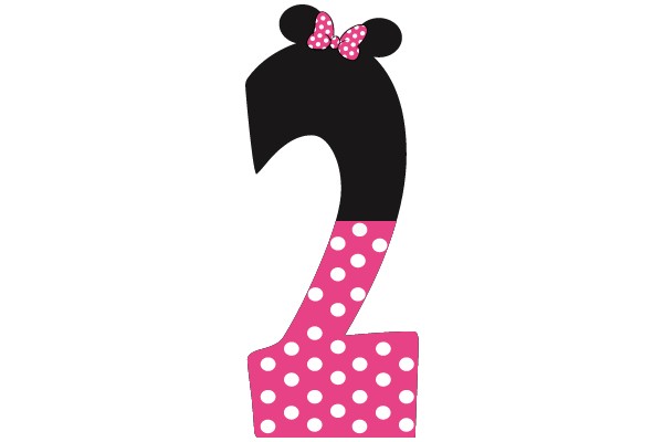 Minnie Mouse's Polka-Dotted Number 2