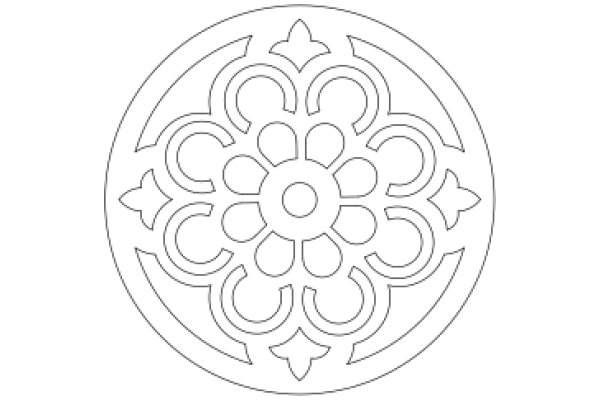 A Simple, Elegant Design: A Flower-Like Symbol in