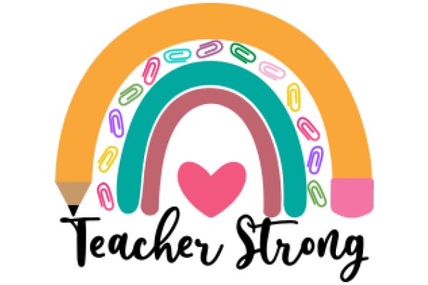 Teacher Strong: A Colorful Symbol of Education and Empowerment