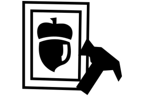 A Silhouette of a Hammer and an Apple