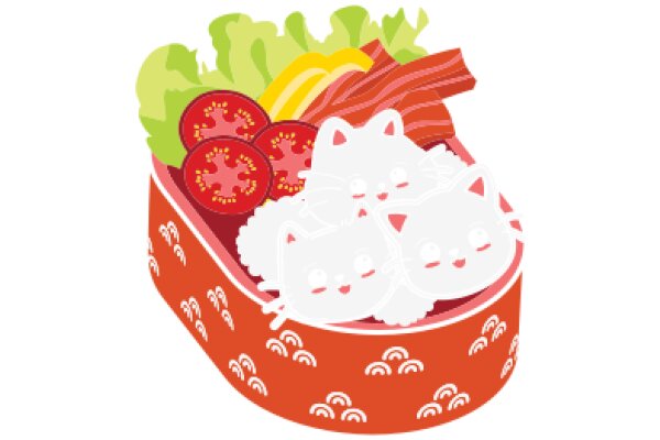 A Delightful Meal: A Cat's Dream Come True