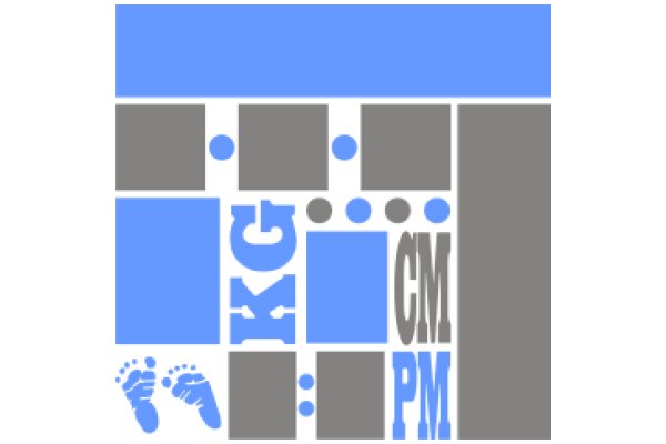 A Puzzle of Blue and Gray: A Visual Exploration of Letters, Numbers, and Symbols