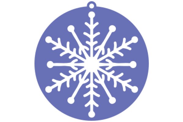 Purple Snowflake Design: A Symbol of Winter's Charm