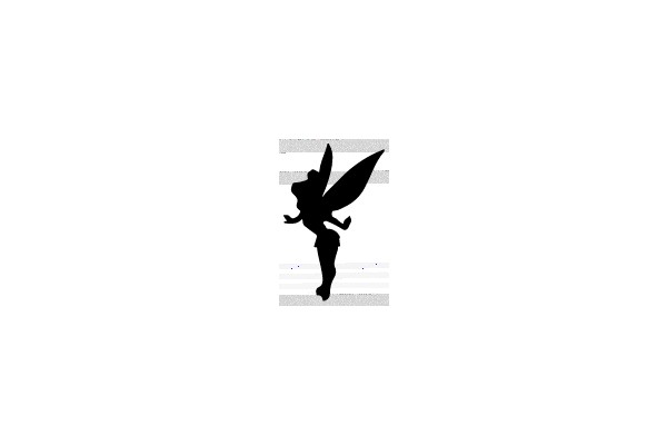 Silhouette of a Fairy