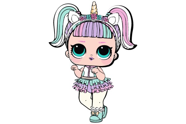 Adorable Unicorn Ponytails
