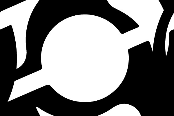 Circular Symbol with Radial Lines