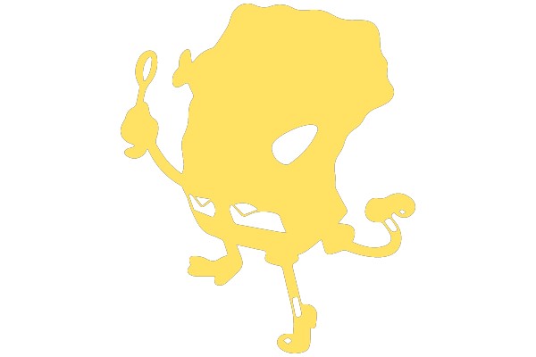 SpongeBob in Vibrant Yellow: A Classic Cartoon Character