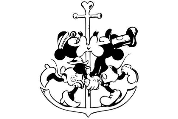 Mickey Mouse and Friends: A Classic Illustration